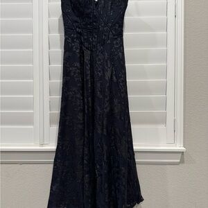 House of CB Midnight Dress -Esme Fil Coupe Gown
